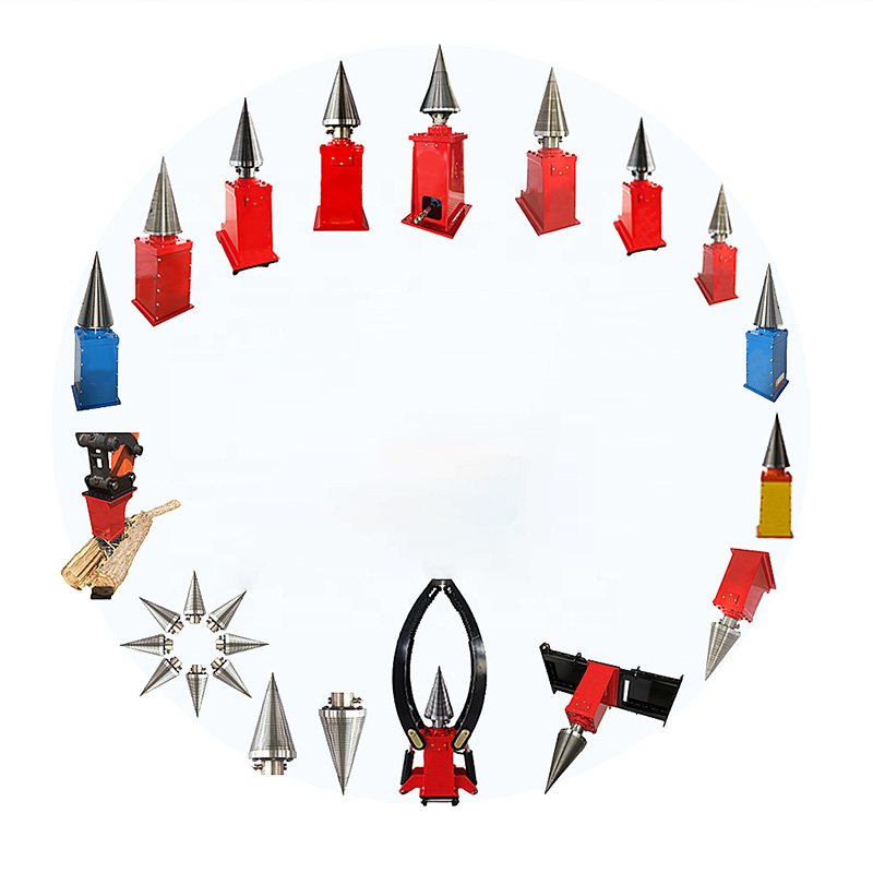Small Excavator Wood Drilling Cone