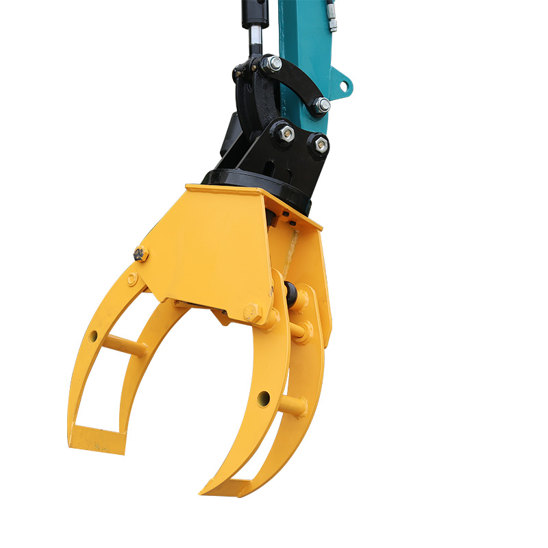 Mini Excavator Rotating Log Grapple