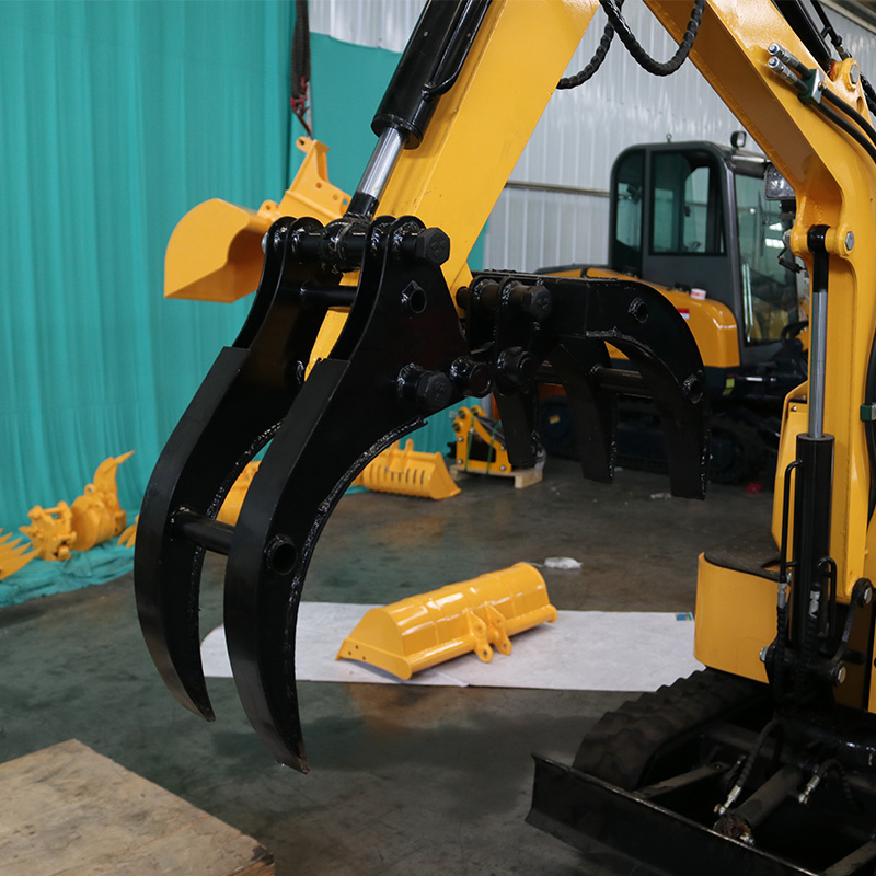 Mini Excavator Log Grapple