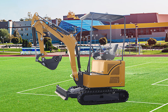  Mini Excavators in School Playground Renovation: Runway Excavation & Leveling Techniques