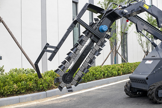 The furrow opener of skid - steer loader attachments The furrow opener of skid - steer loader attachments