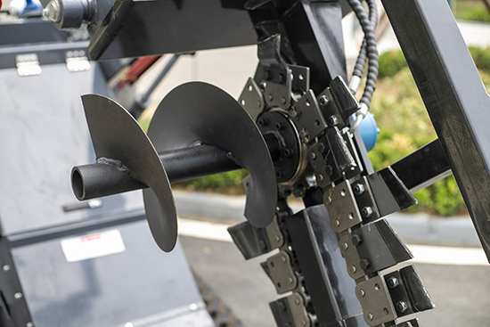 The furrow opener of skid - steer loader attachments The furrow opener of skid - steer loader attachments