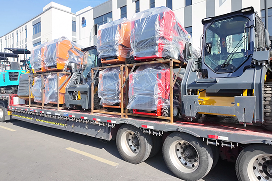 Jining Yizhan International Trade Co., Ltd. Successfully Delivers Skid Steer Loaders and Mini Excava