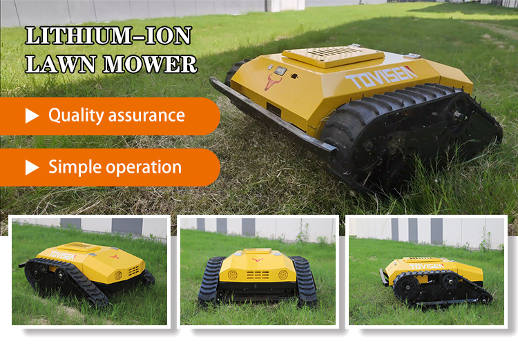 550E Electric Remote Control Lawn Mower for Slope and Rough Terrain