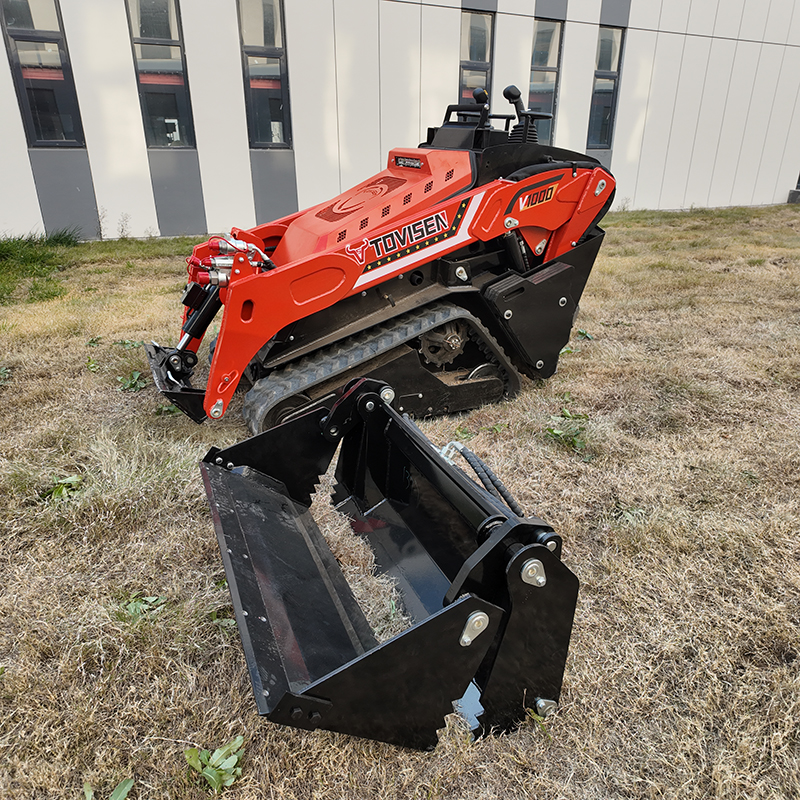 Customizable Skid Steer 4-in-1 Bucket | 0.32m³ High Capacity | TOVISEN