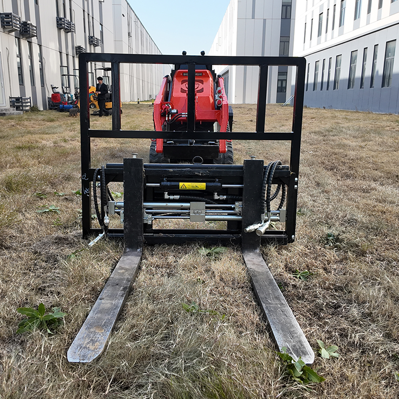 Skid Steer Side Shift Pallet Forks | Adjustable Floating Forks - TOVISEN