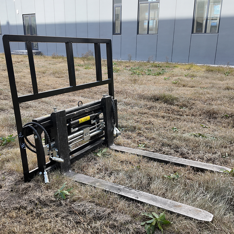 Skid Steer Side Shift Pallet Forks | Adjustable Floating Forks - TOVISEN