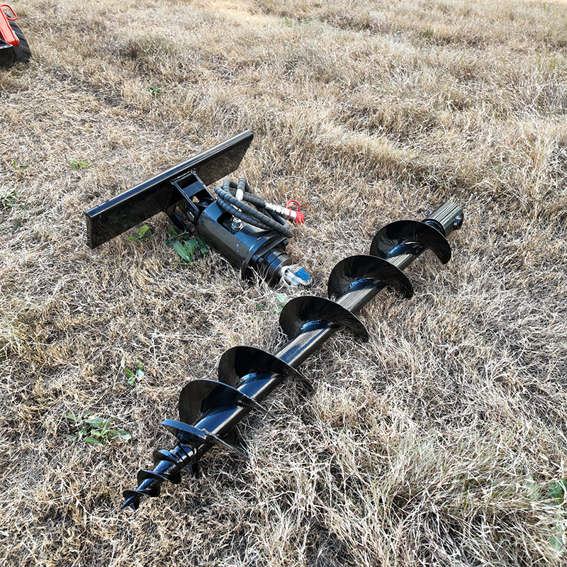Skid Steer Auger Attachment for Sale | Hydraulic Post Hole Digger | TOVISEN