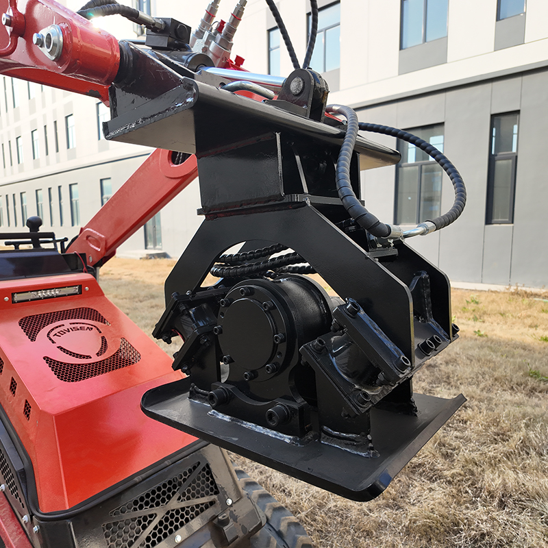 Heavy-Duty Skid Steer Vibratory Plate Compactor Attachment | TOVISEN