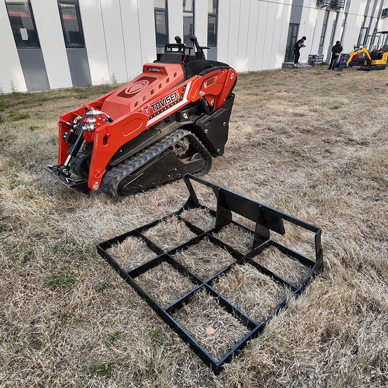 Heavy-Duty Skid Steer Land Leveler Attachment | TOVISEN Factory Direct