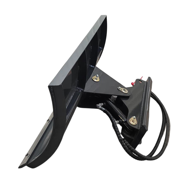 Professional Skid Steer Snow Blade Attachment | Adjustable Angle Snow Plow | TOVISEN