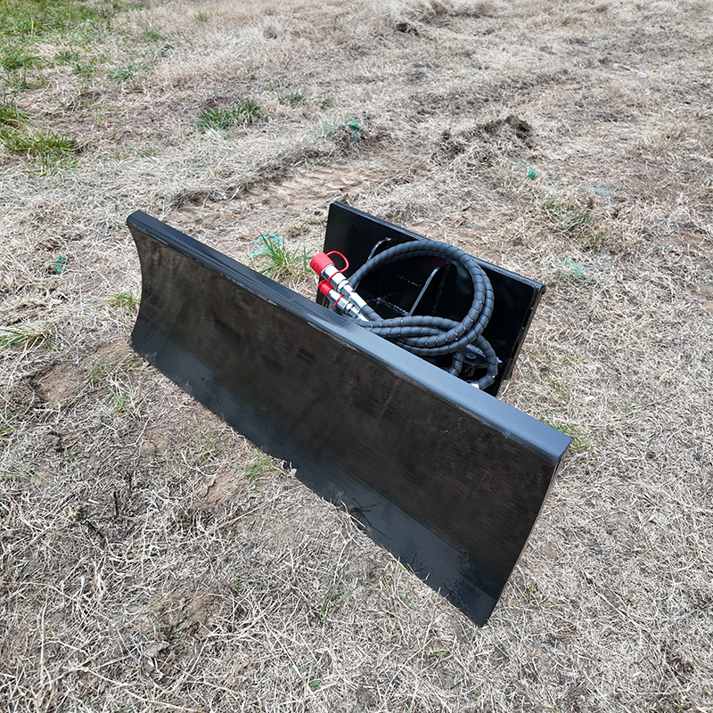 Professional Skid Steer Snow Blade Attachment | Adjustable Angle Snow Plow | TOVISEN