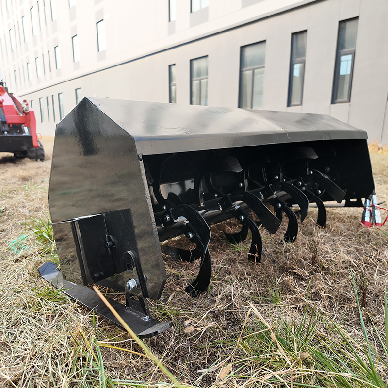 Skid Steer Rotary Tiller Attachment | 1000mm Tilling Width | TOVISEN