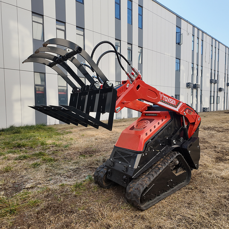 Heavy-Duty Skid Steer Log Grapple | 110kg Rated Load | TOVISEN
