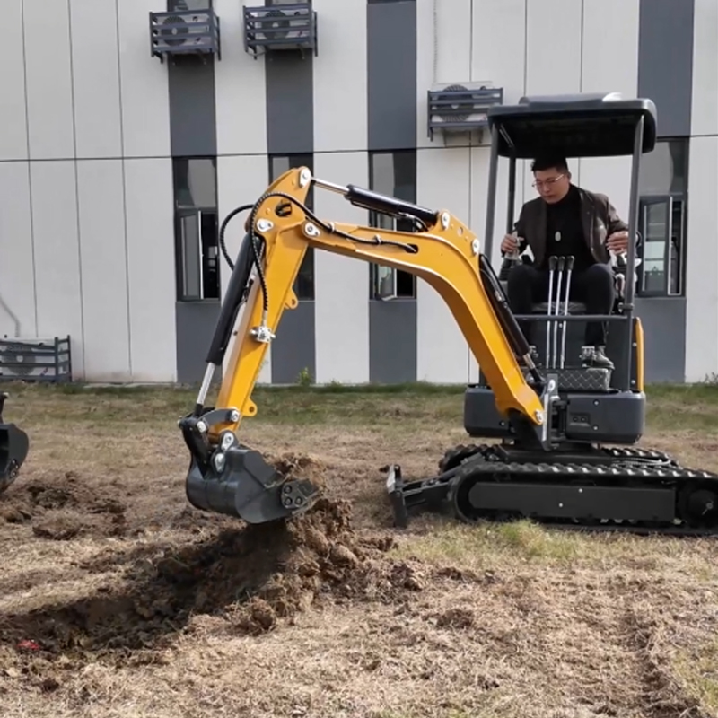 skid steer loader vs mini excavator comparison on construction site digging and loading work skid steer loader vs mini excavator comparison on construction site digging and loading work