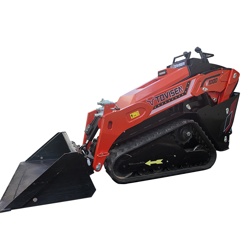 Can a Mini Skid Steer Spread Mulch in Landscape Beds?